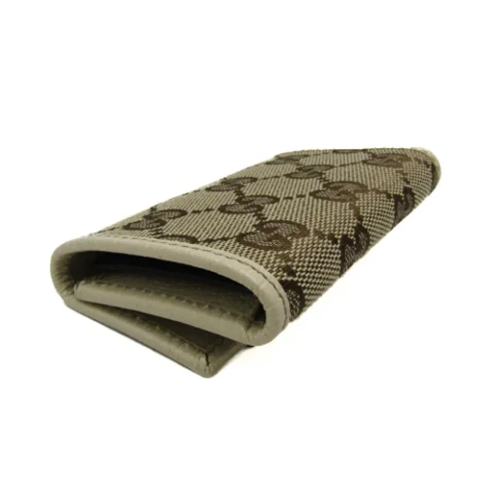Gucci Vintage Pre-owned Canvas key-holders Beige Dames