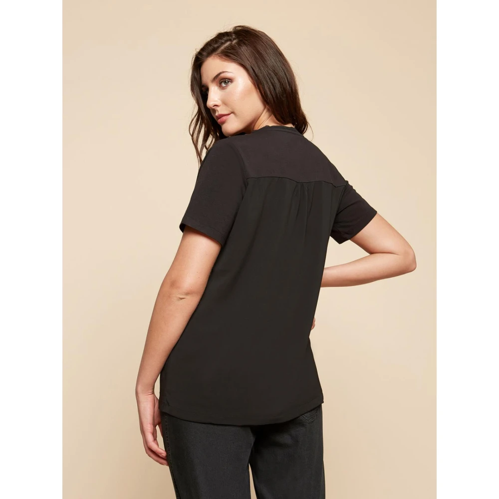 Elena Mirò Jersey Shirt Black Dames