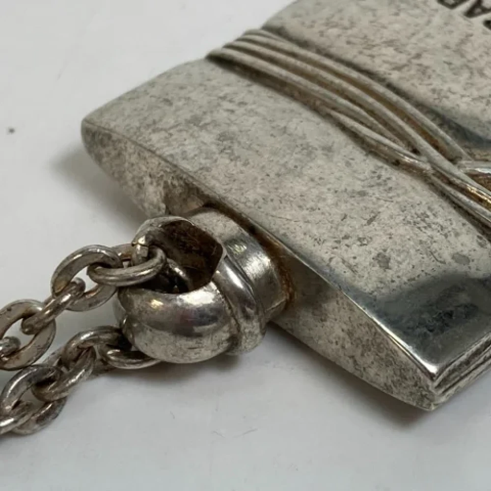 Hermès Vintage Pre-owned Stainless Steel key-holders Gray Unisex
