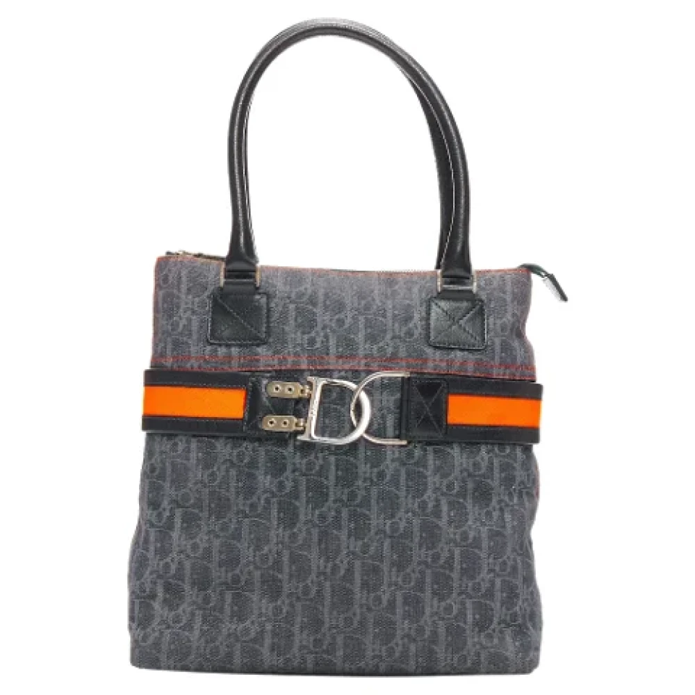 Dior Vintage Pre-owned Cotton dior-bags Blue Dames