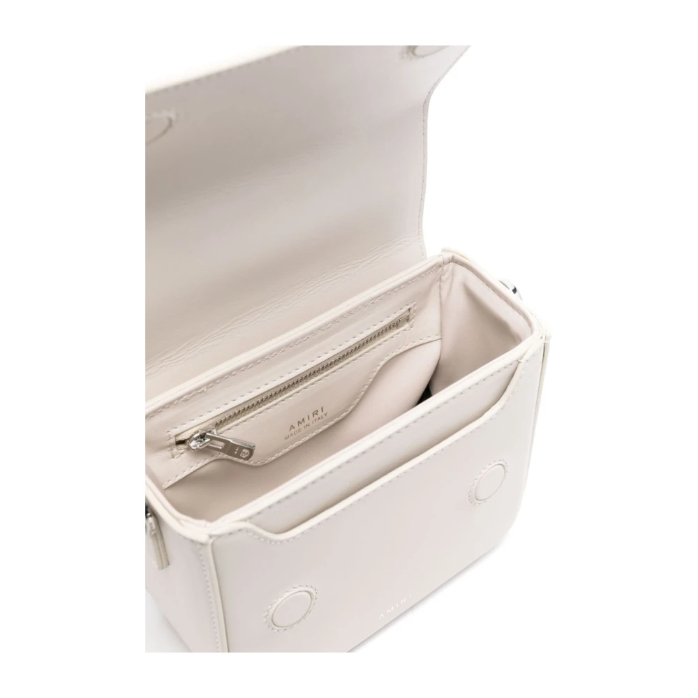 Amiri Witte leren handtas Beige Dames