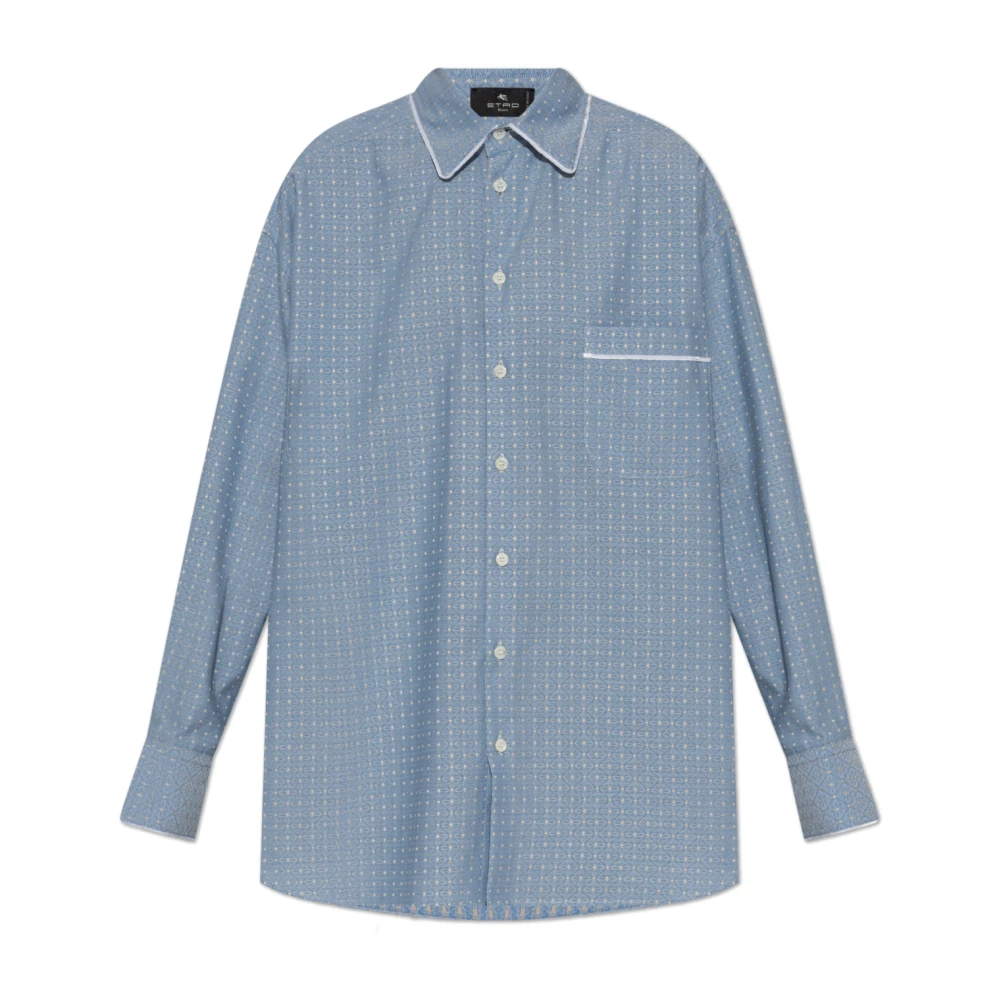 ETRO Gestreept overhemd Blue Dames