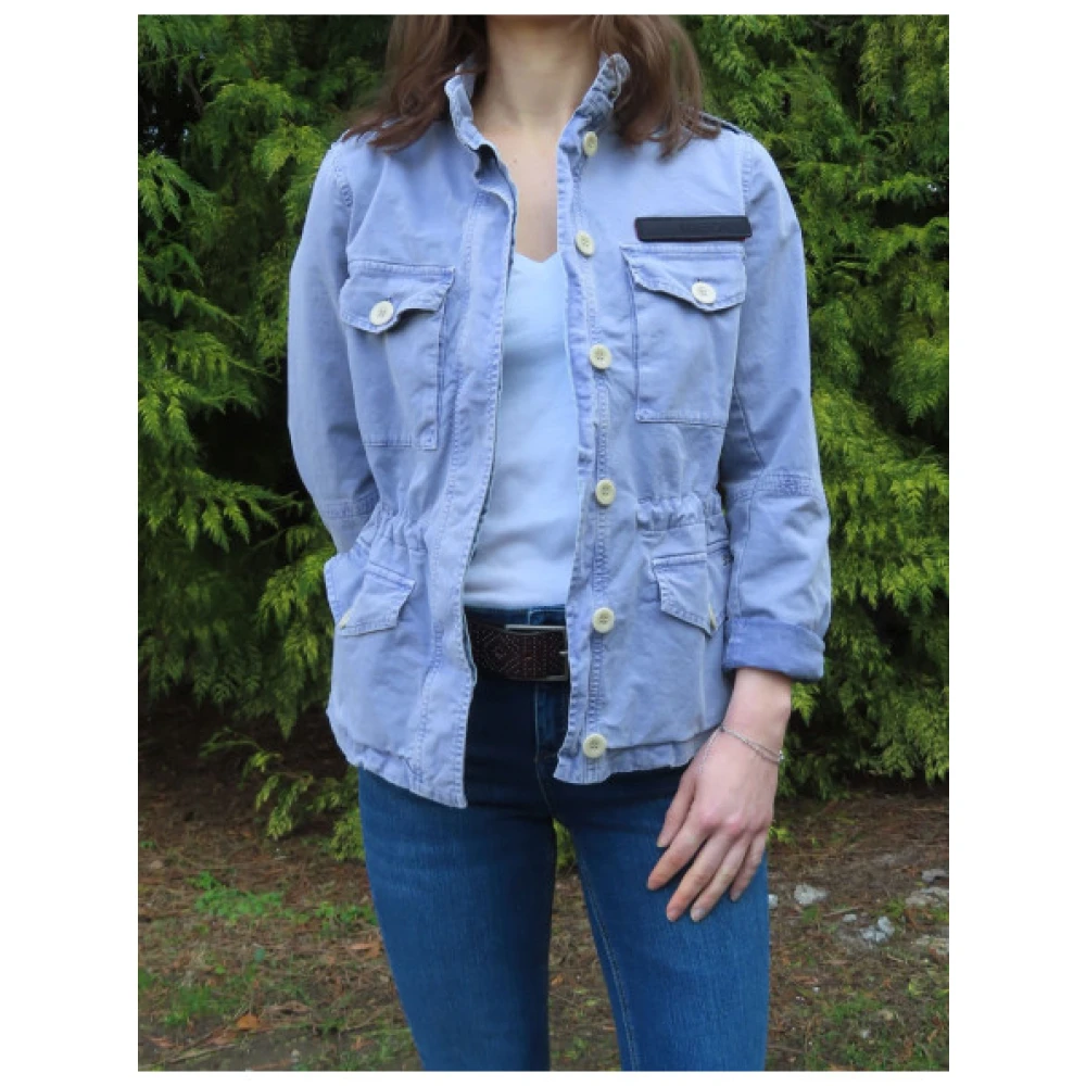 Mason's Eva Safari Jas Blue Dames