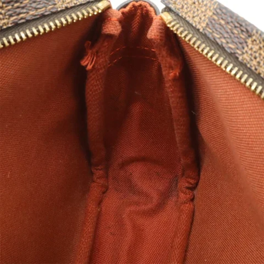 Louis Vuitton Vintage Pre-owned Plastic handbags Brown Dames