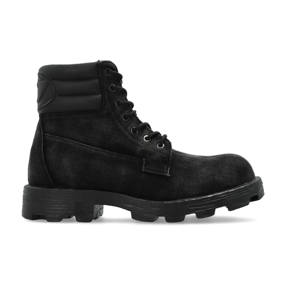 Diesel Uomo Nero Scarpe, 40 Eu, New,