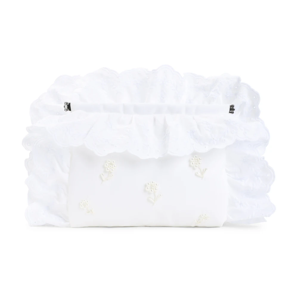 Simone Rocha White Embellished Pillowcase Clutch - Female - Clutches - One Size - Bags