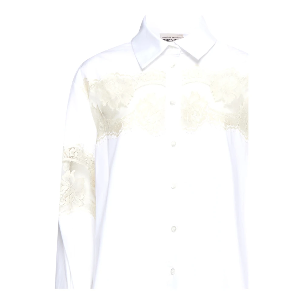 Semicouture Witte Fabiola Shirt White Dames
