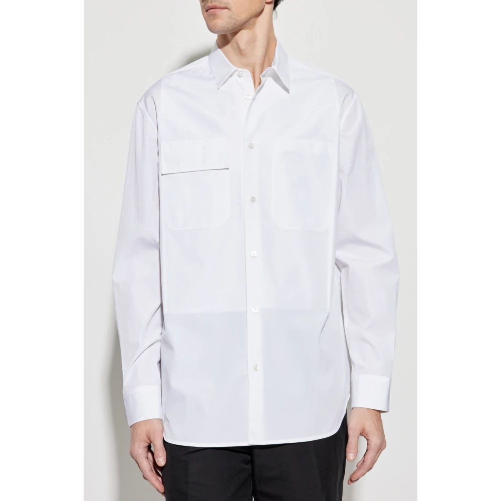 Jil Sander Katoenen shirt White Heren