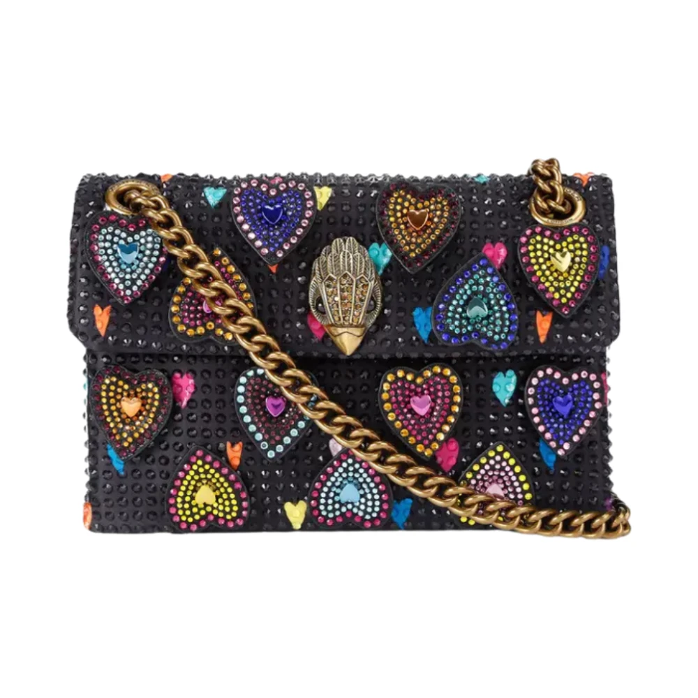 Kurt Geiger Women's Black Mini Fabric Kensington
