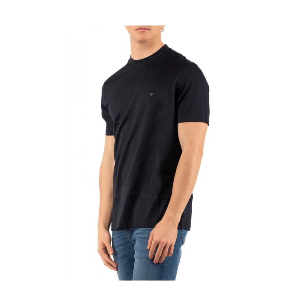 Emporio Armani Stijlvol T-shirt voor mannen Blue Heren