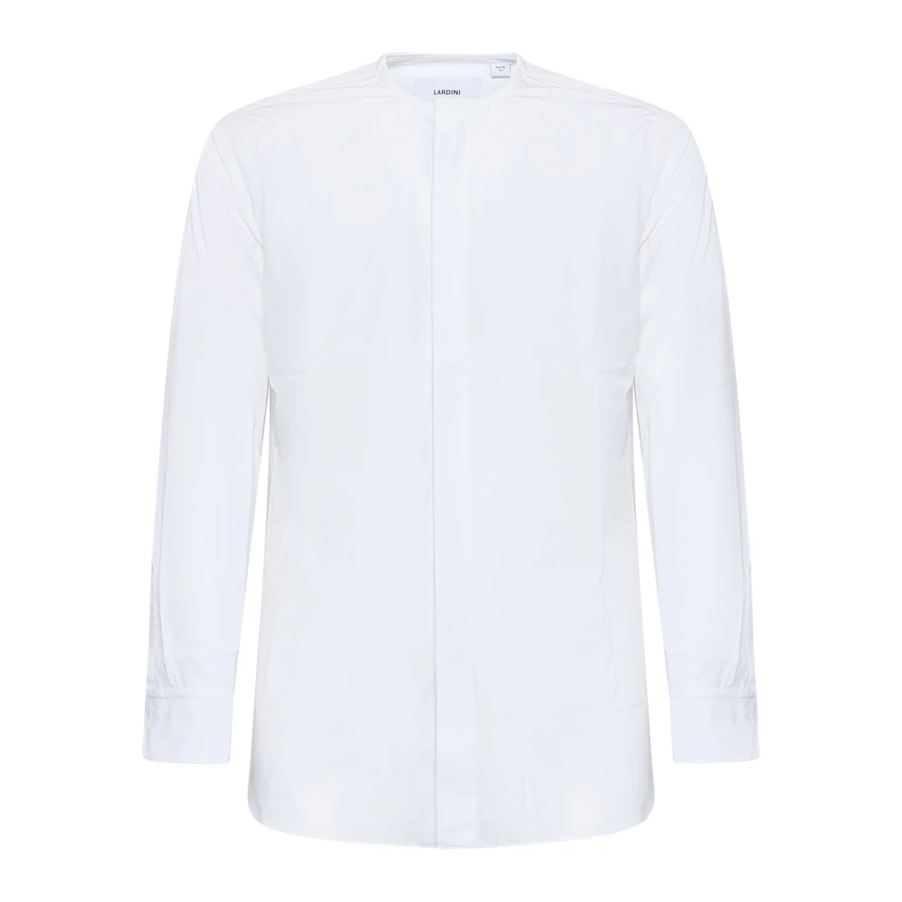 Lardini Klassiek Wit Overhemd White Heren