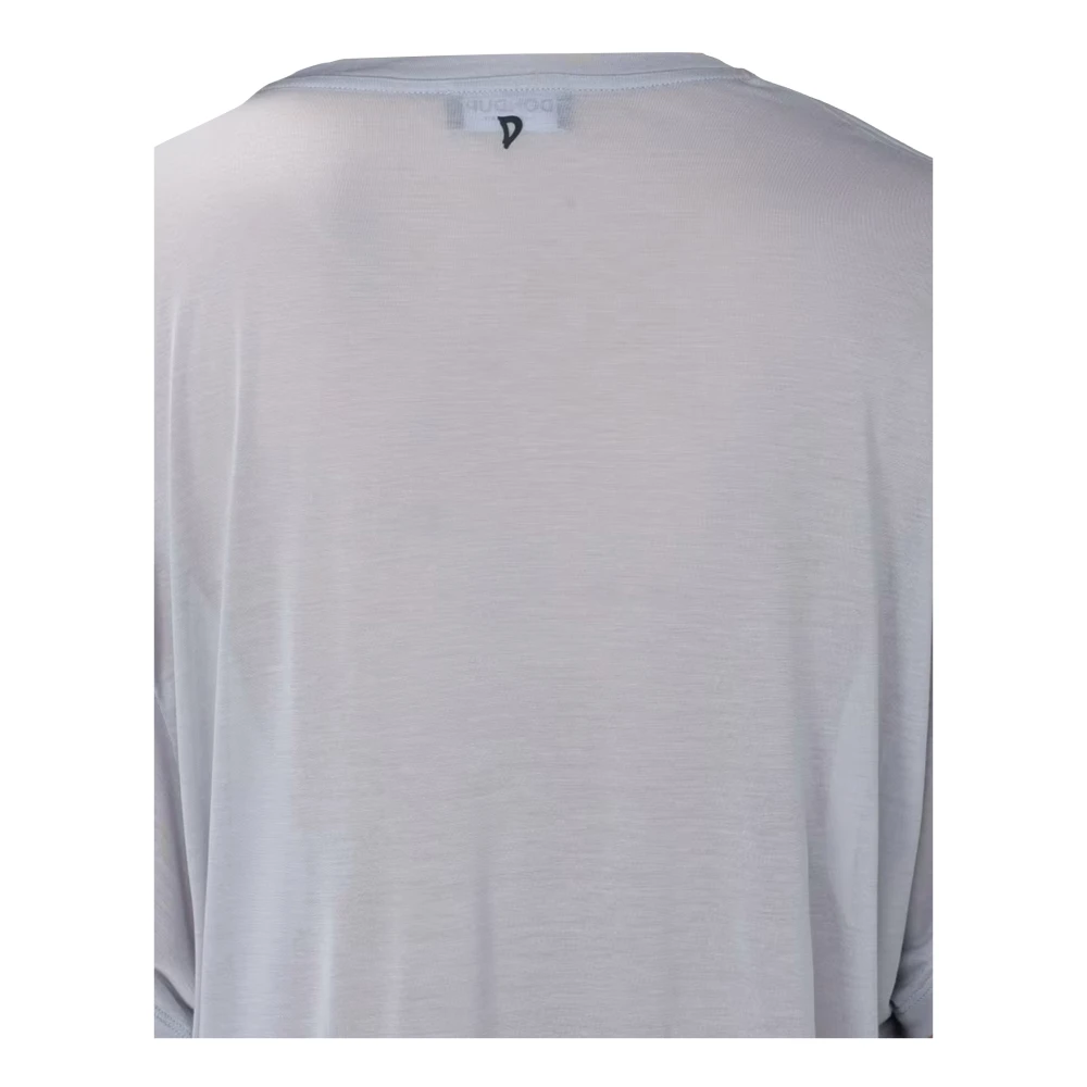 Dondup Casual Katoenen T-Shirt voor Mannen Gray Dames