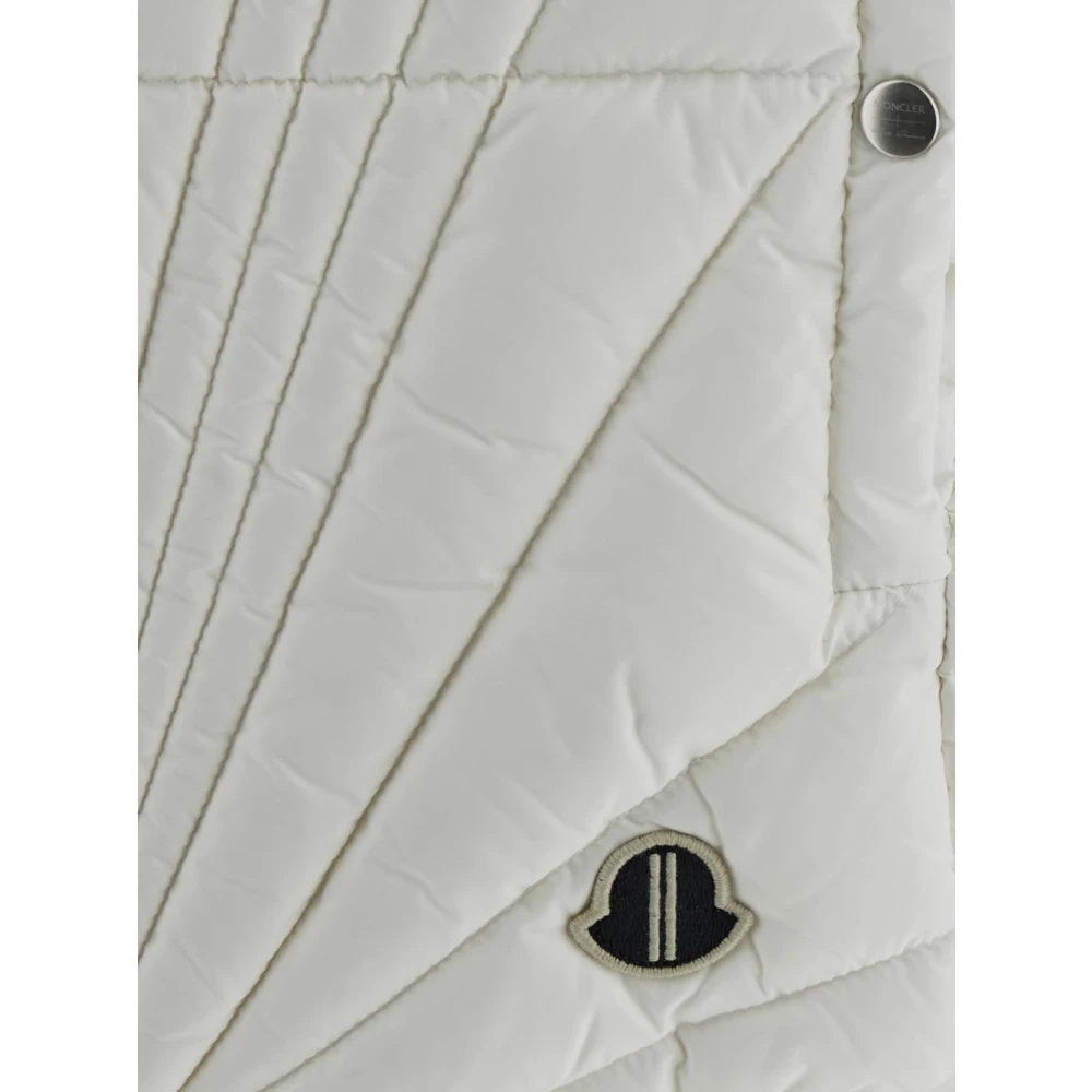 Moncler Vluchtvest in polyester White Heren