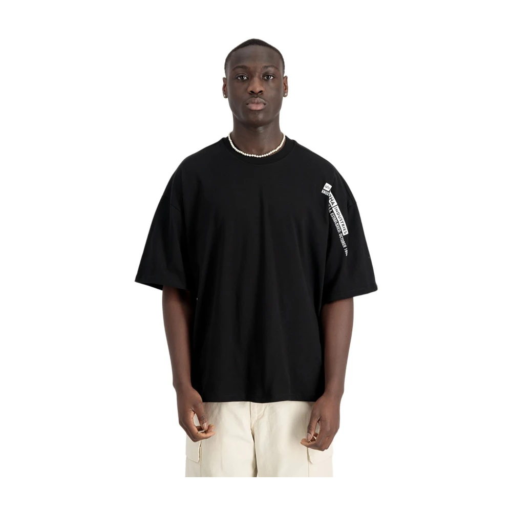 alpha industries Katoenen T-shirt Black Heren