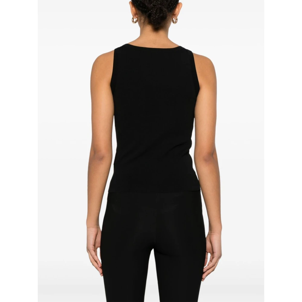 Max Mara Blauwe Pure Top voor Vrouwen Black Dames