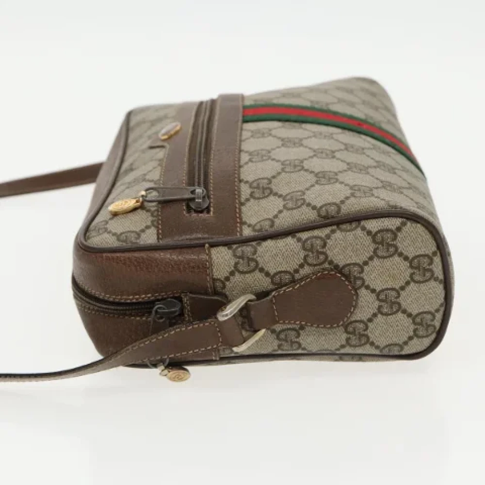 Gucci Vintage Pre-owned Leather gucci-bags Beige Dames