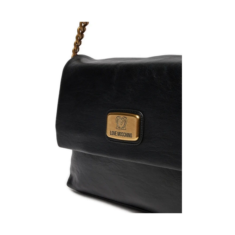 Love Moschino Schoudertas Array Groot Black Dames
