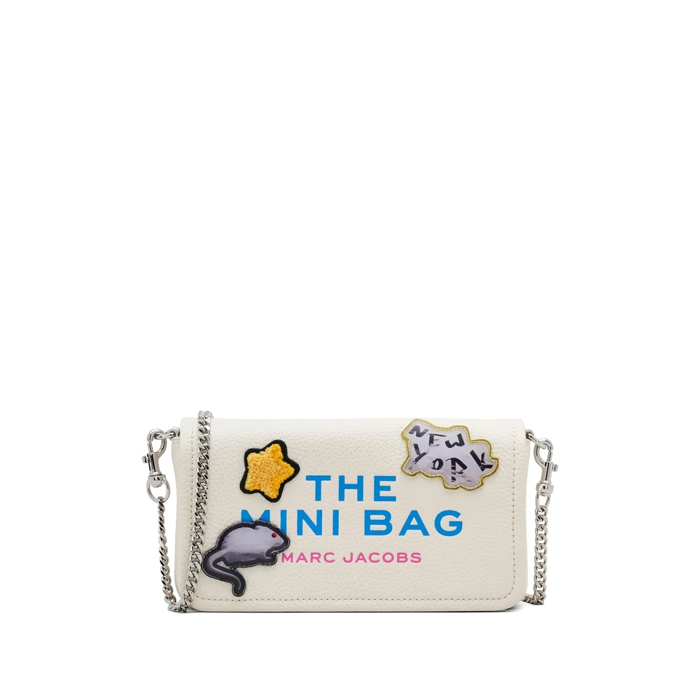 Marc Jacobs Witte Schoudertas met Afneembare Band White Dames