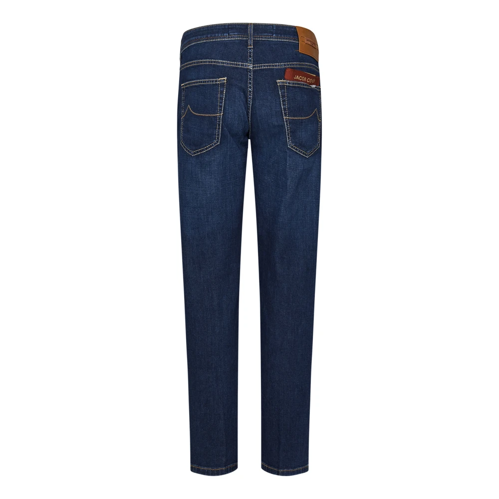 Jacob Cohën Slim Fit Donkerblauwe Jeans Blue Heren