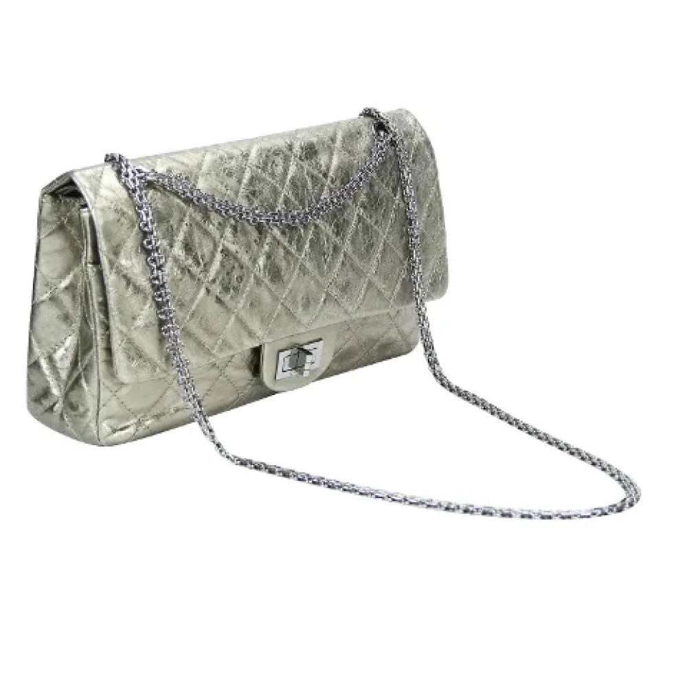 Chanel Vintage Pre-owned Leather chanel-bags Yellow Dames