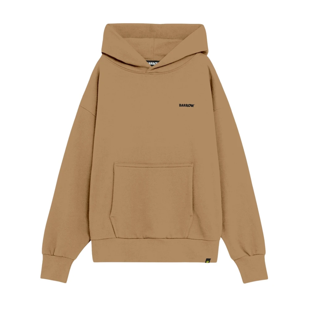 Barrow Men's Beige Hoodie Iconic - Hoodies - M - Sweatshirts & Hoodies