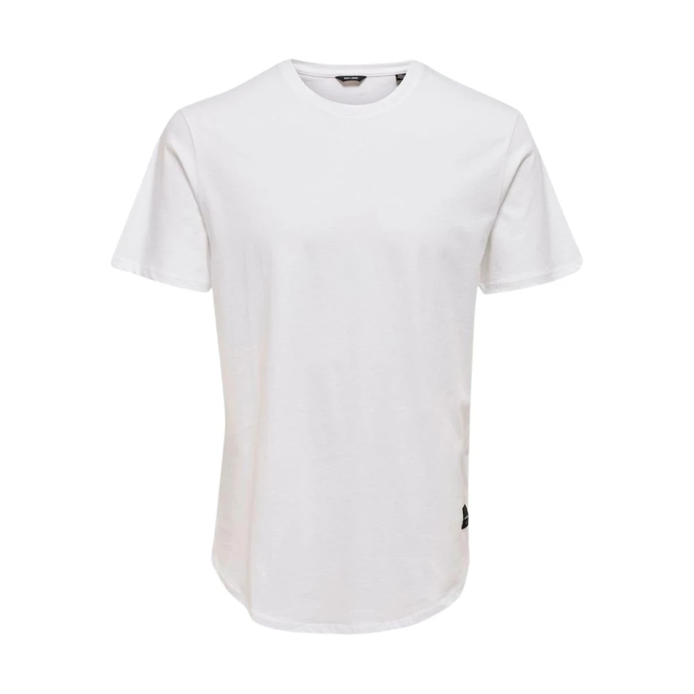 Only And Sons Men's White Oversize Fit Crew Neck Short Sleeve Boyfriend T-Shirt - Small - Image 6