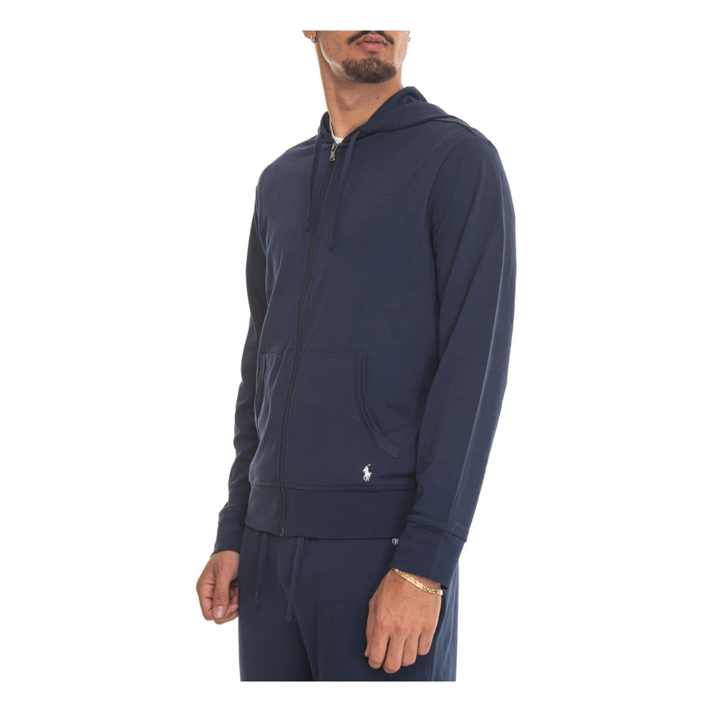 Polo Ralph Lauren Sweatshirt met capuchon en rits Blue Heren