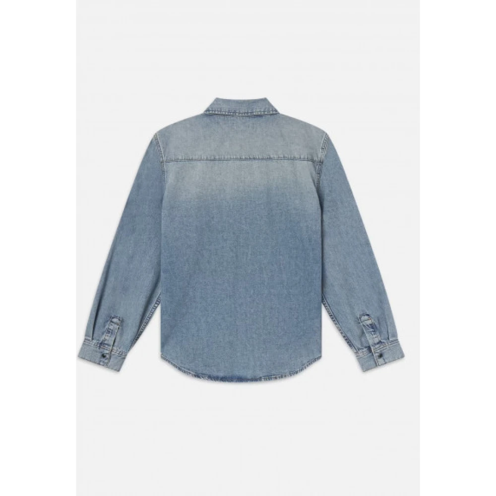 Frame Denim Western Shirt Blue Heren