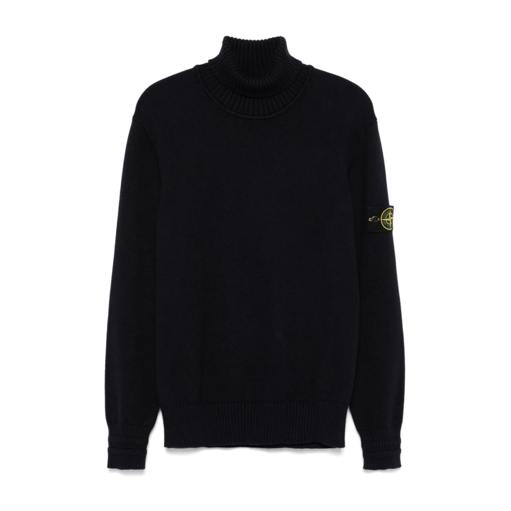Stone Island Pullover Sweater in Marineblauw Blue Heren