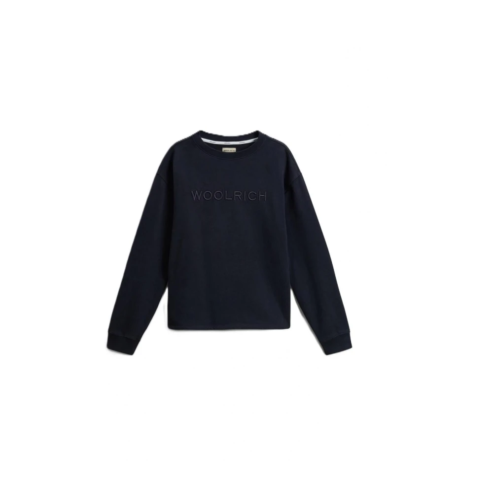 Woolrich Stijlvolle Sweatshirts en Hoodies Black Dames