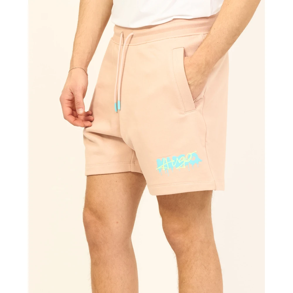 Hugo Boss Shorts Pink Heren
