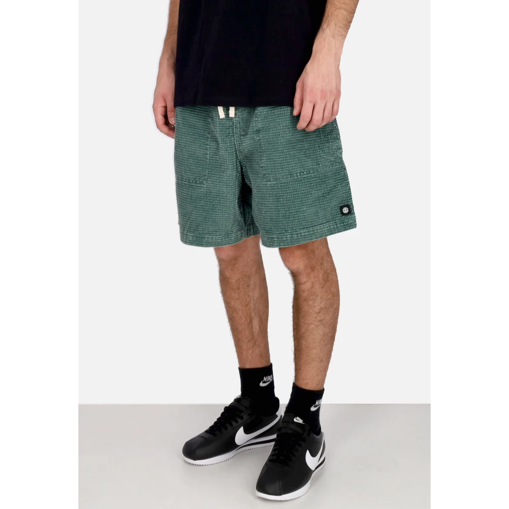 Element Cord Walkshort Shorts Green Heren