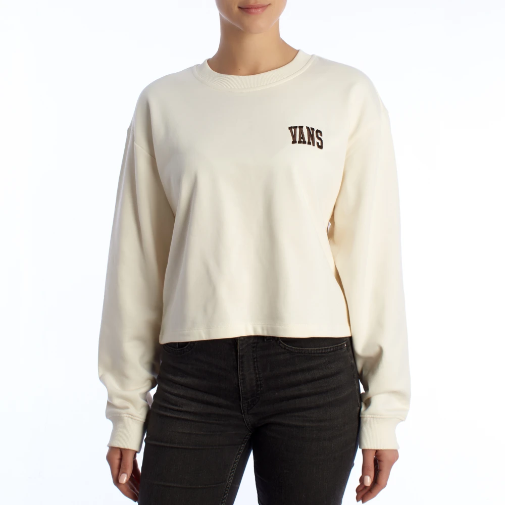 Vans, Sweatshirts & Hoodies, Dam, XL, Bomull, Avslappnad Urban Cropped Sweatshirt