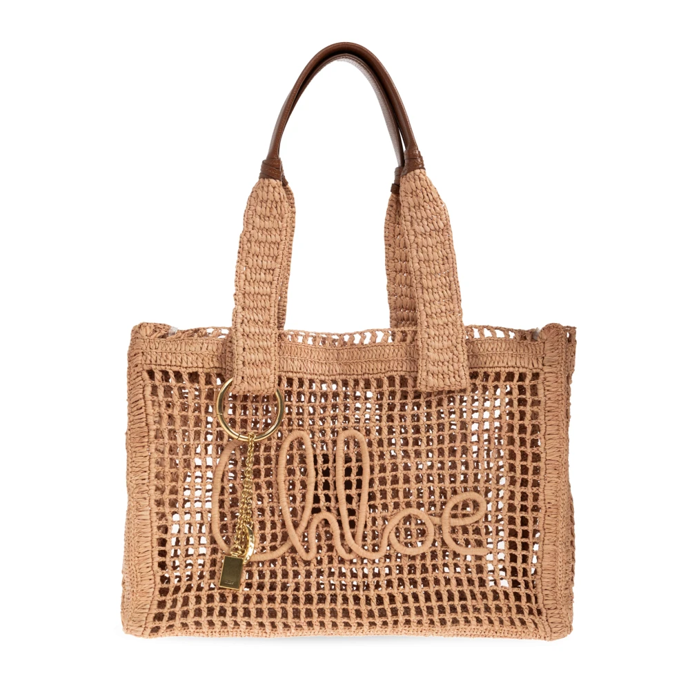 Chloé Women's Brown Summer Banana East-West Tote Bag