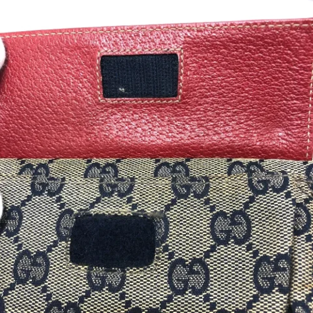 Gucci Vintage Pre-owned Canvas gucci-bags Blue Heren