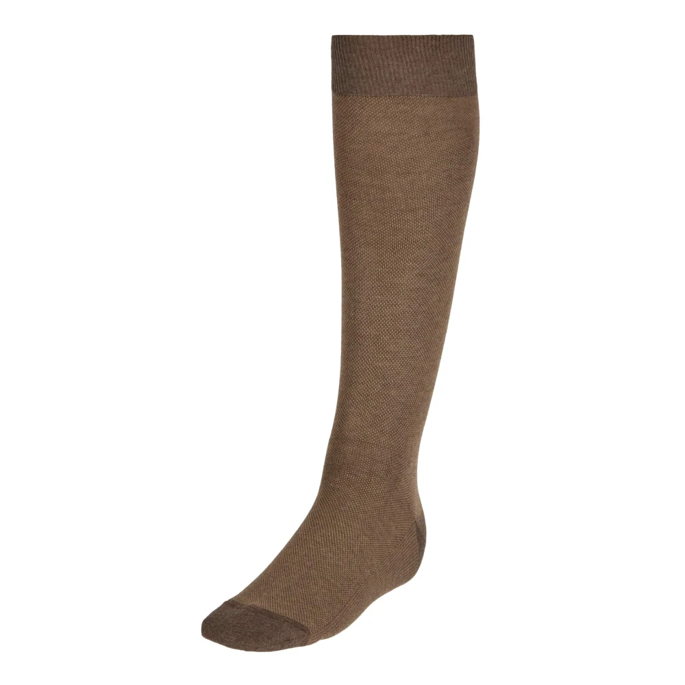 Boggi Milano Katoenen Oxford Sokken Beige Heren