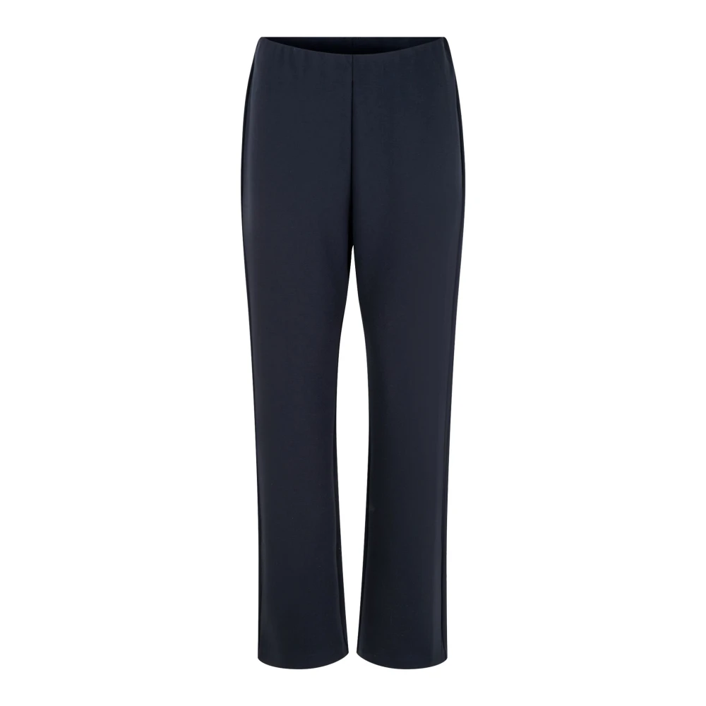 Masai Elegante Straight-Leg Ocean Blue Broek Blue Dames