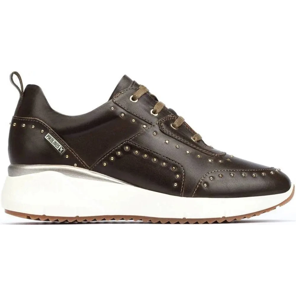 Pikolinos Moss Groene Damessneaker Sella Dames Schoenen