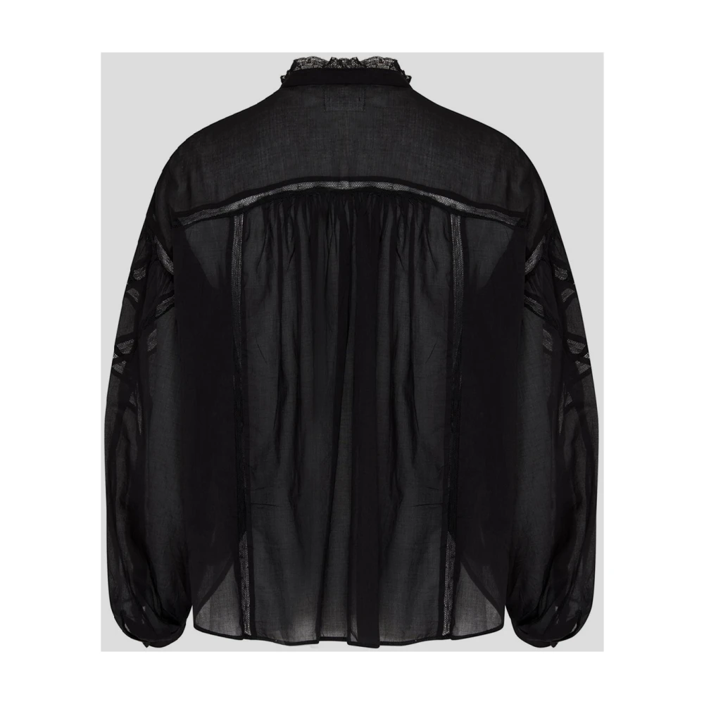 Isabel Marant Étoile Katoenen Gelma Top Black Dames