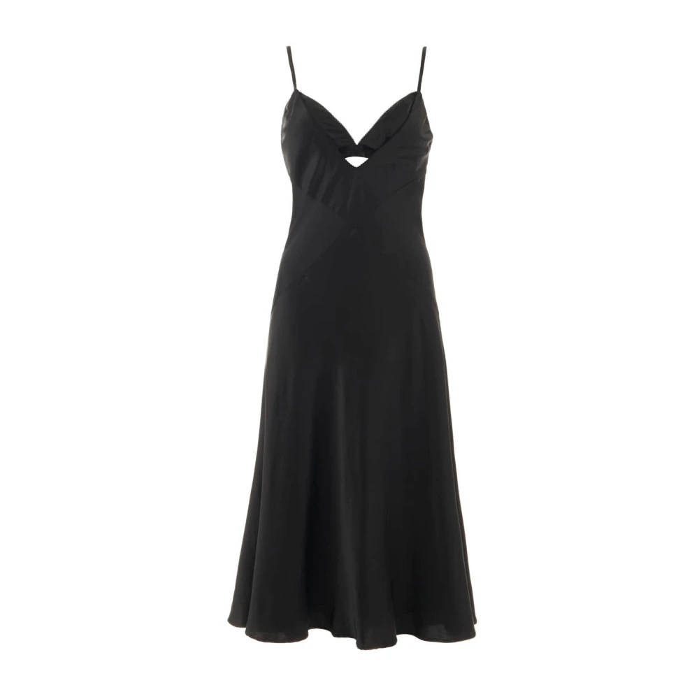 John Richmond Midi slip jurk Black Dames