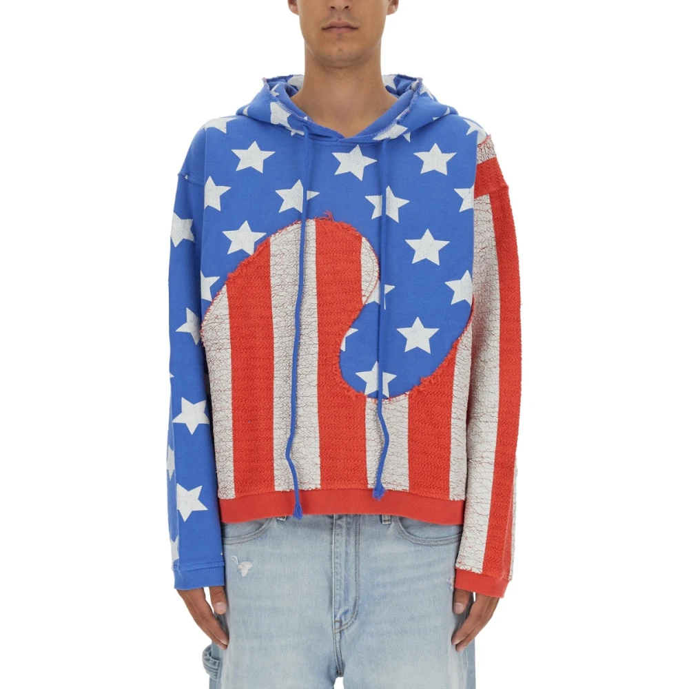 ERL Swirl Sweatshirt voor mannen Multicolor Heren