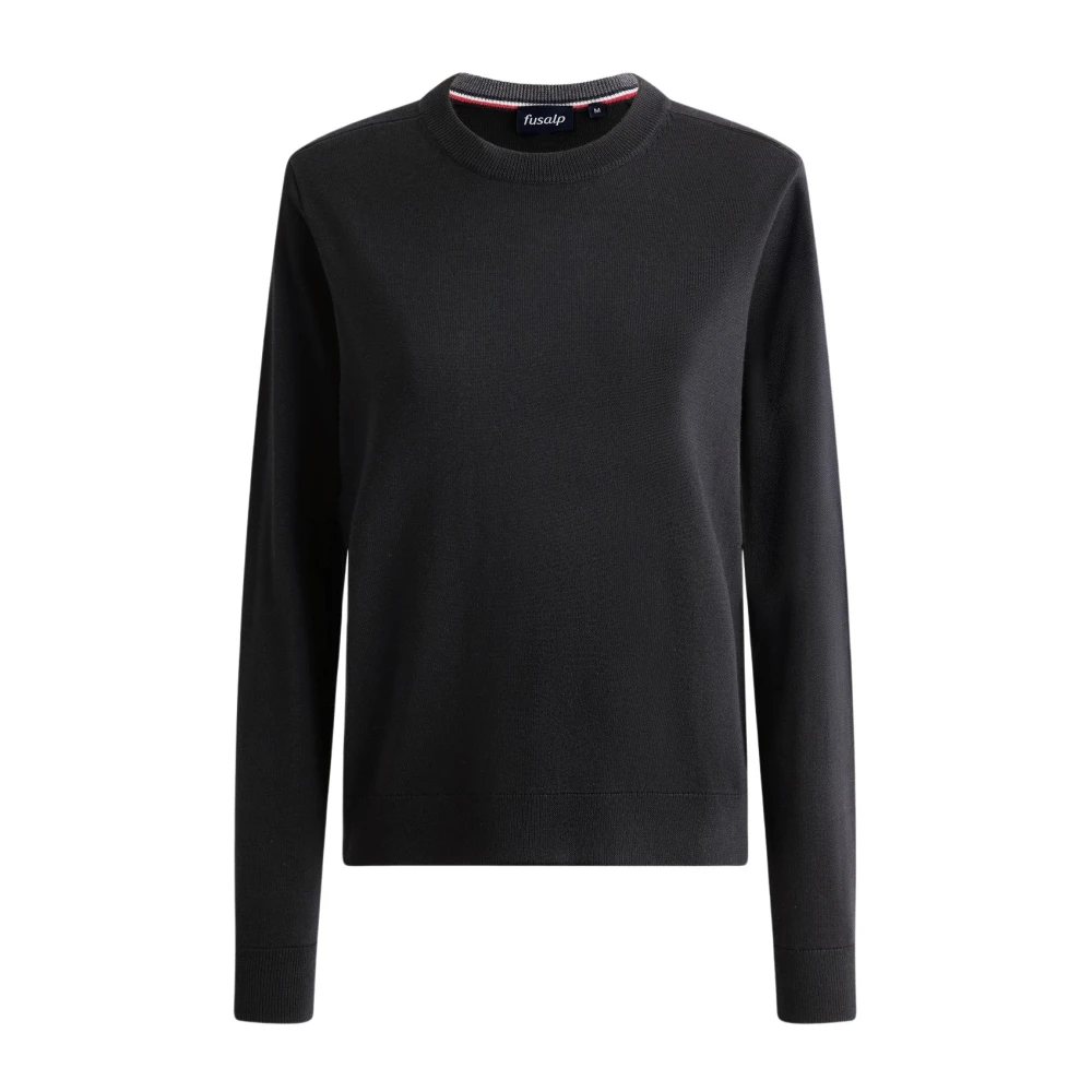 Fusalp Damen Schwarz Strickwaren, K, Mgröße: