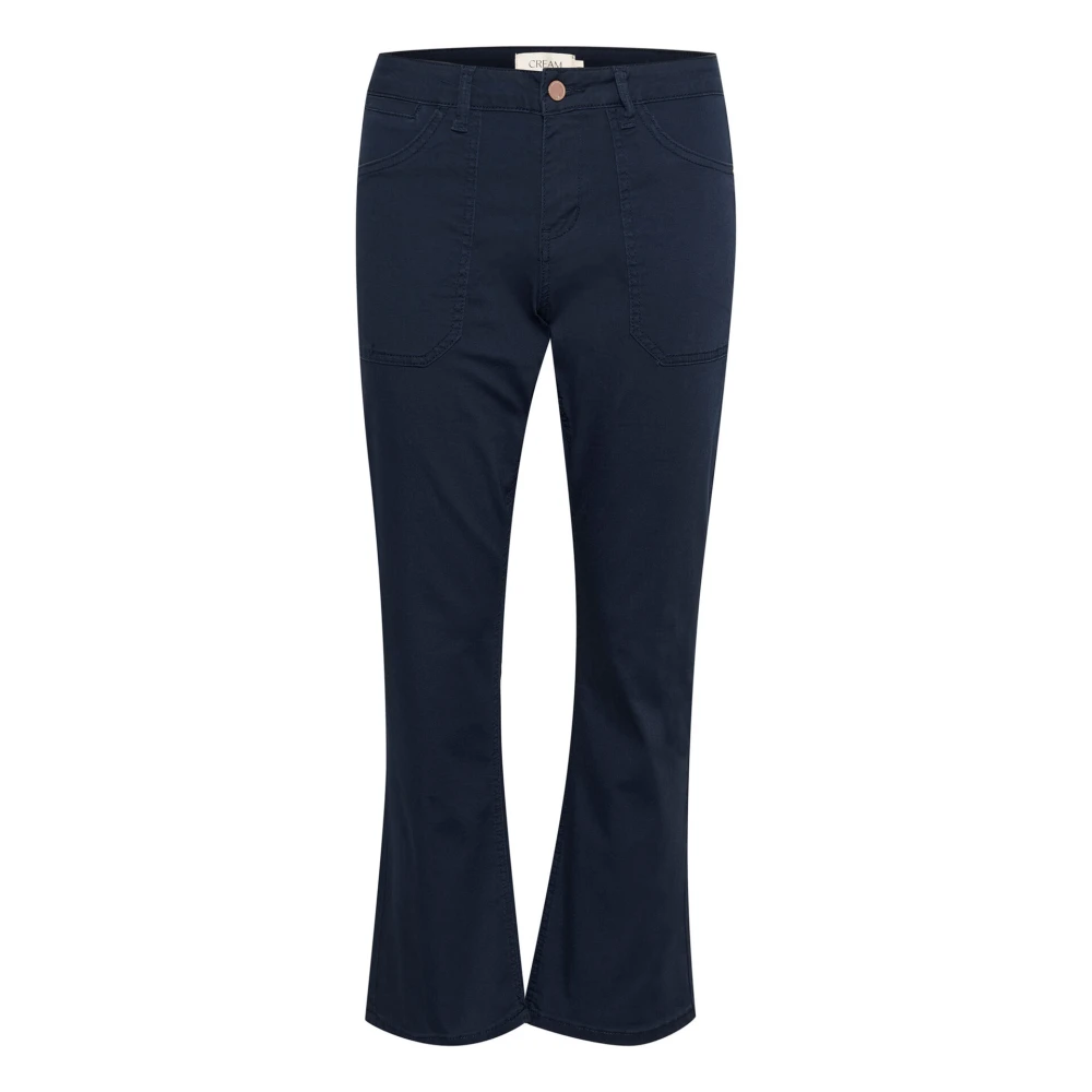 Cream Bootcut Twill Jeans Dress Blues Blue Dames