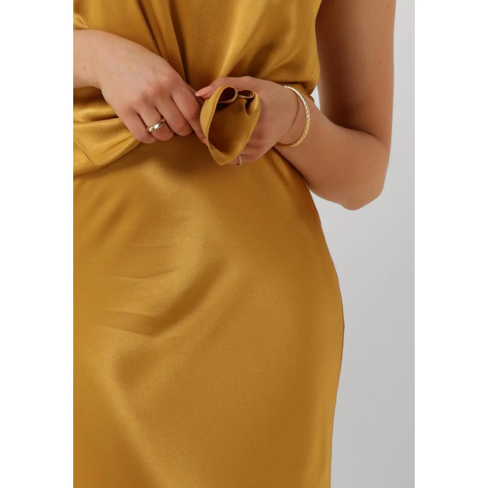 Circle of Trust Gouden Maxi Rok Monroe Stijl Yellow Dames