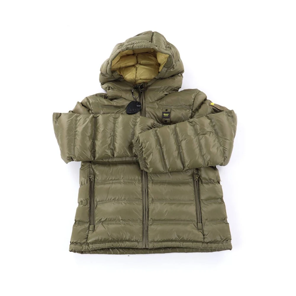 Blauer Girls Green Kids Hooded Puffer Jacket - Winter Jackets - 10 Y - Kids