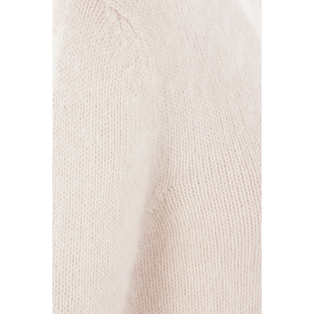 Blumarine Hartvormige Cut-Out Sweater Beige Dames