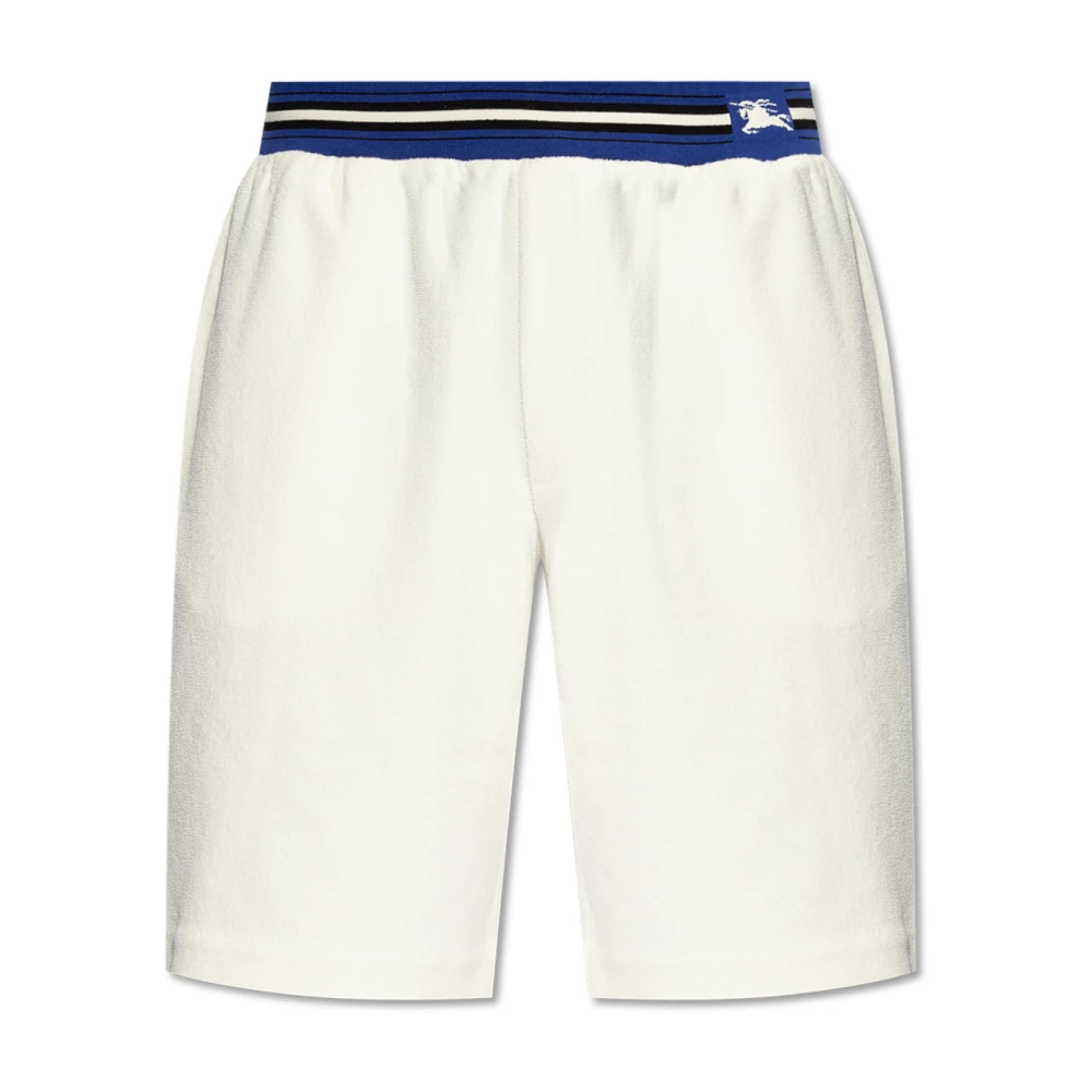 Burberry Shorts met logo White Heren