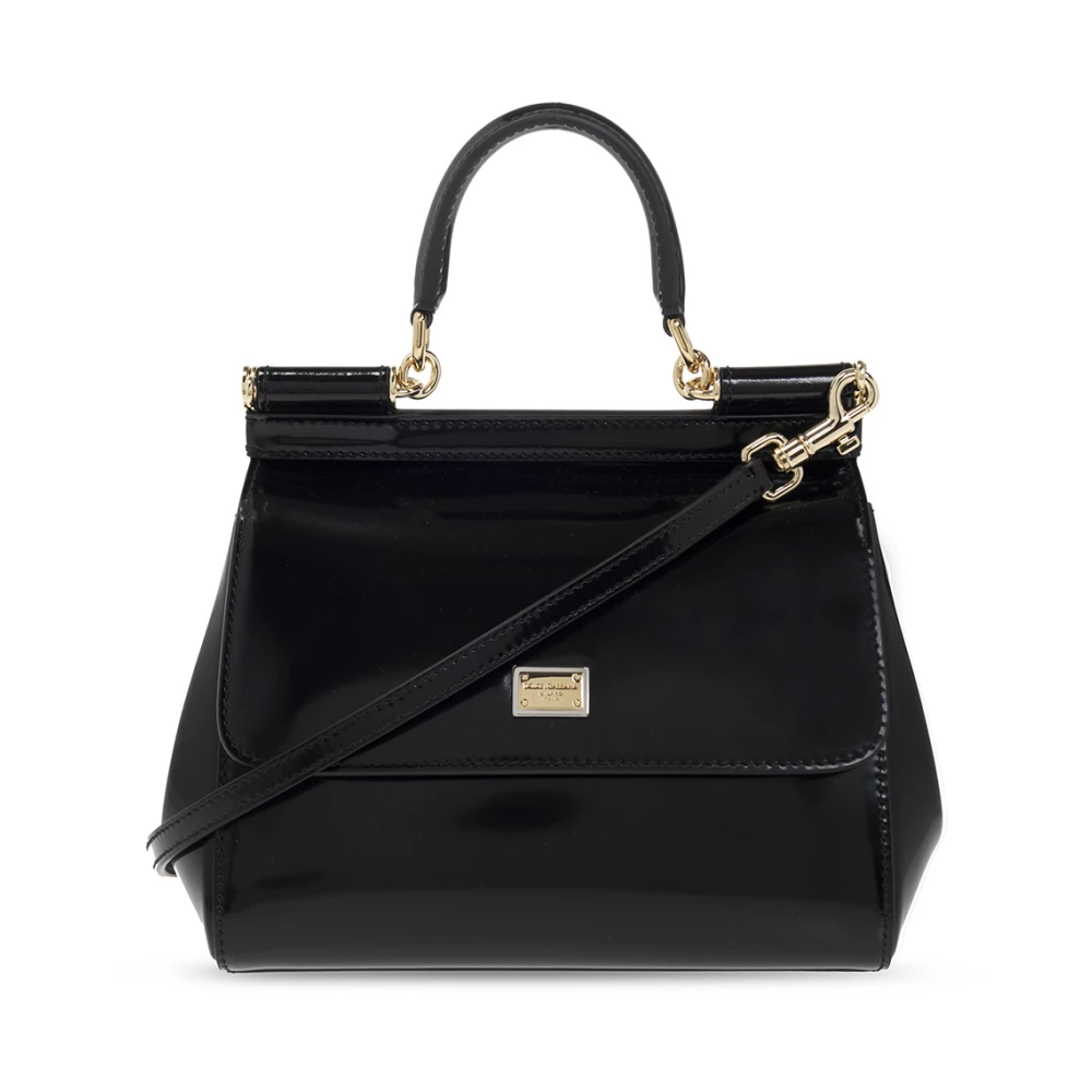 Dolce & Gabbana Donna Nero - Borsa A Tracolla Sicily Small - Bags - One Size