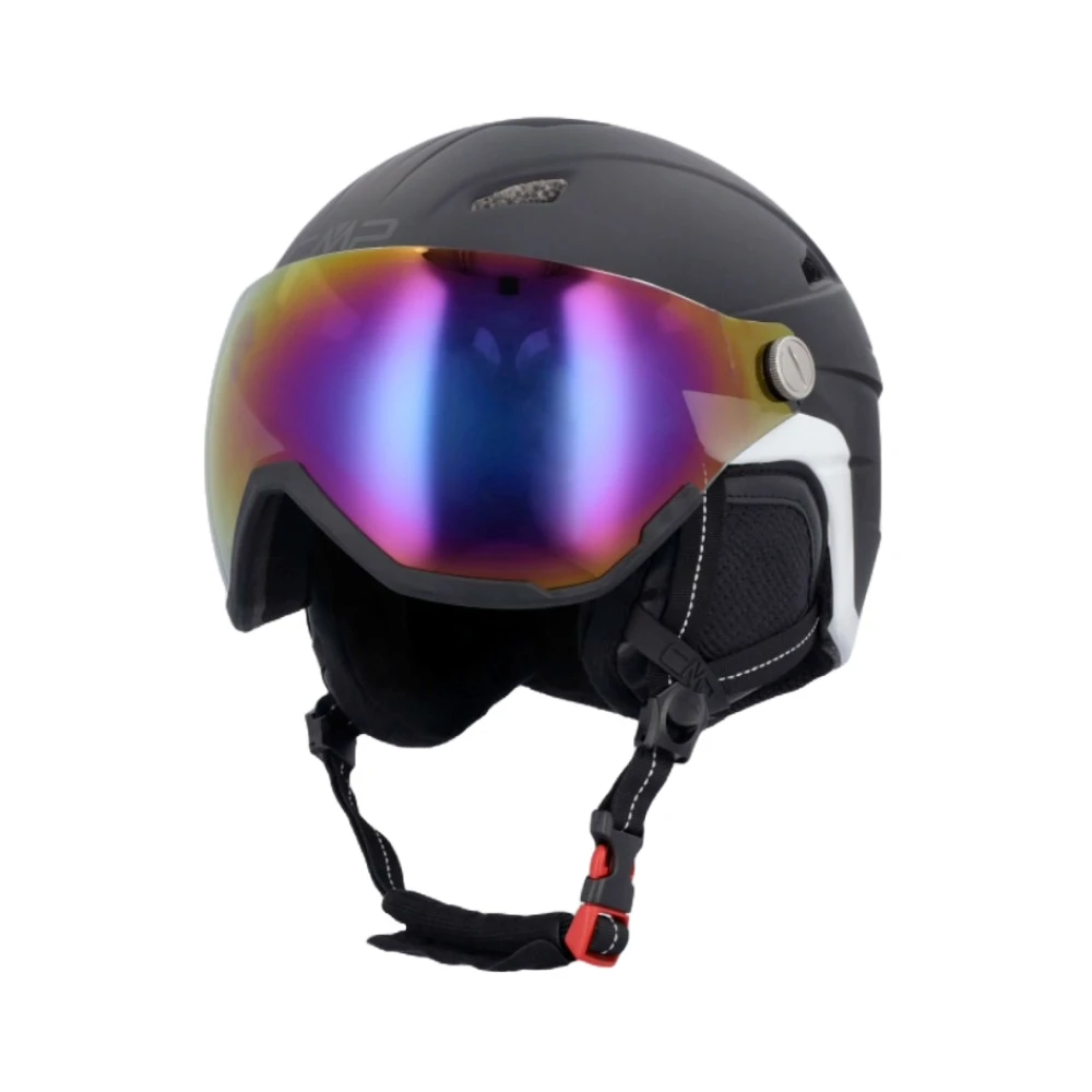 CMP Geventileerde slagvaste skihelm Black Heren