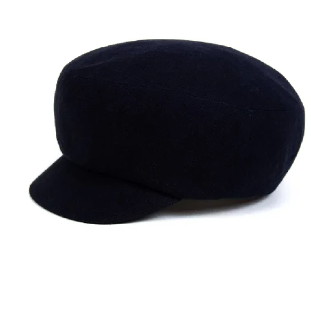 Hermès Vintage Pre-owned Fabric hats Black Dames